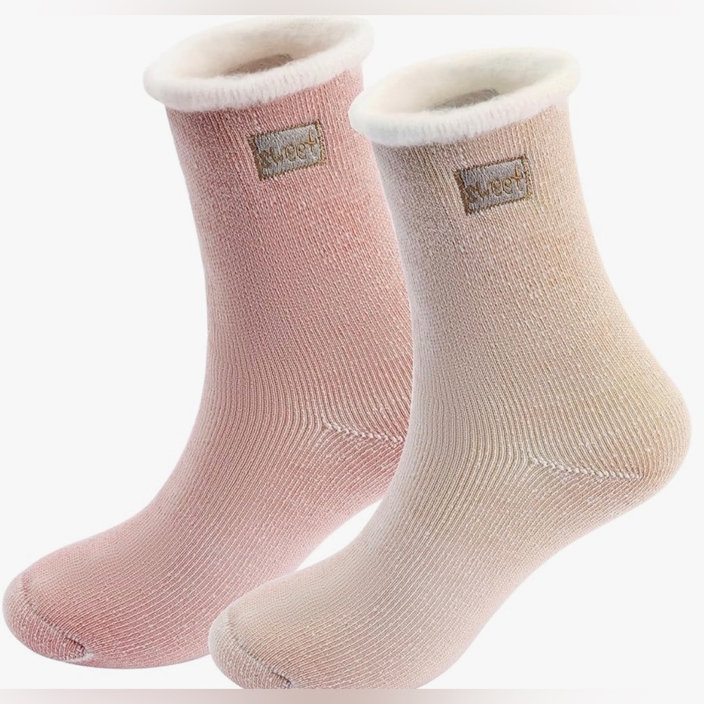 NWT 2 Pair Super Thick Wool Socks Women’s size 5-10, MULTI COLOR SETS AVAILABLE